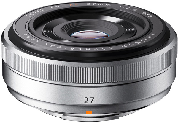 Fujifilm XF 27mm F2.8 silver